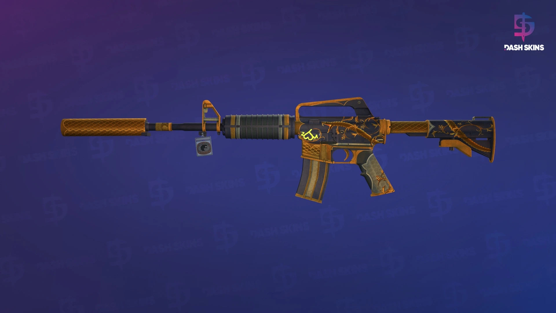 M4A1-S | Golden Coil (Well-Worn) Screenshot Playside
