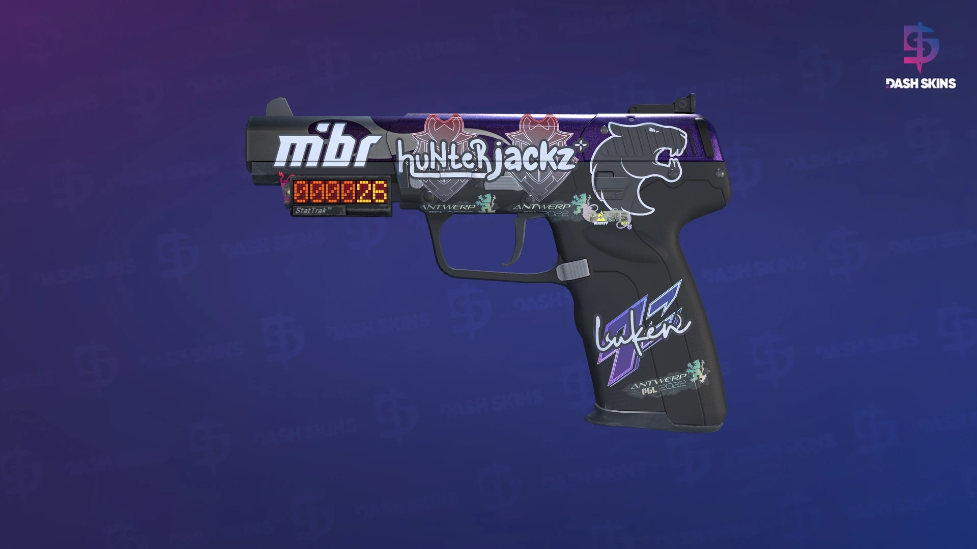 StatTrak™ Five-SeveN | Flame Test (Factory New) Screenshot Playside