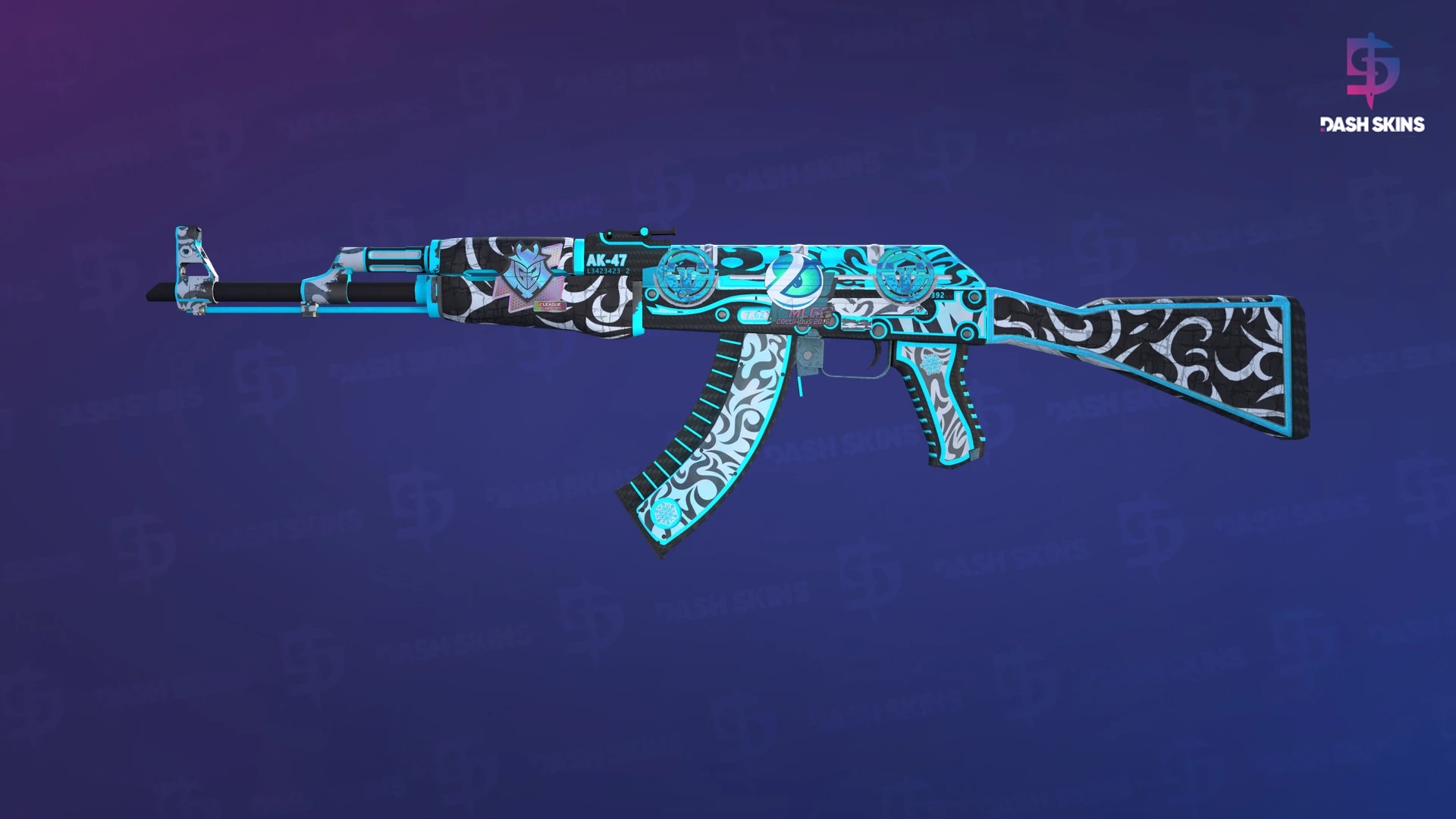 AK-47 | Frontside Misty (Minimal Wear) Screenshot Playside
