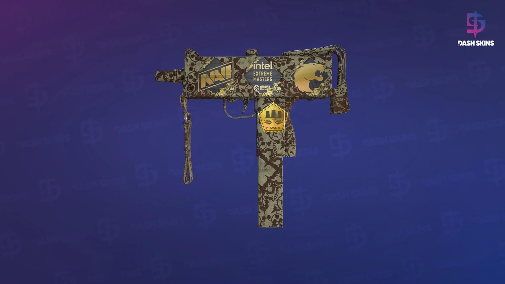 Souvenir MAC-10 | Sienna Damask (Factory New) Screenshot Playside