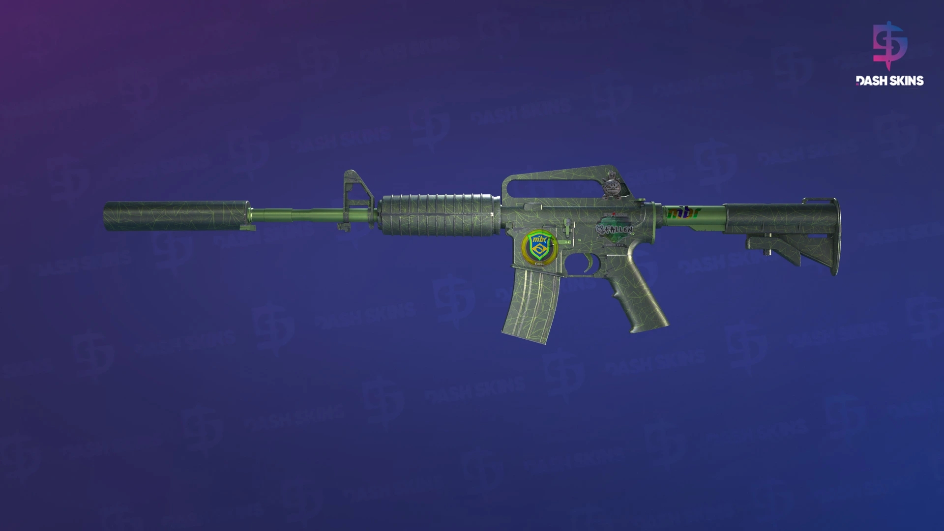 M4A1-S | Moss Quartz (Minimal Wear) Screenshot Playside