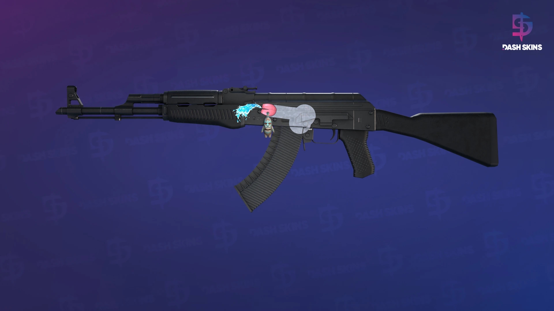 AK-47 | Slate (Well-Worn) Screenshot Playside