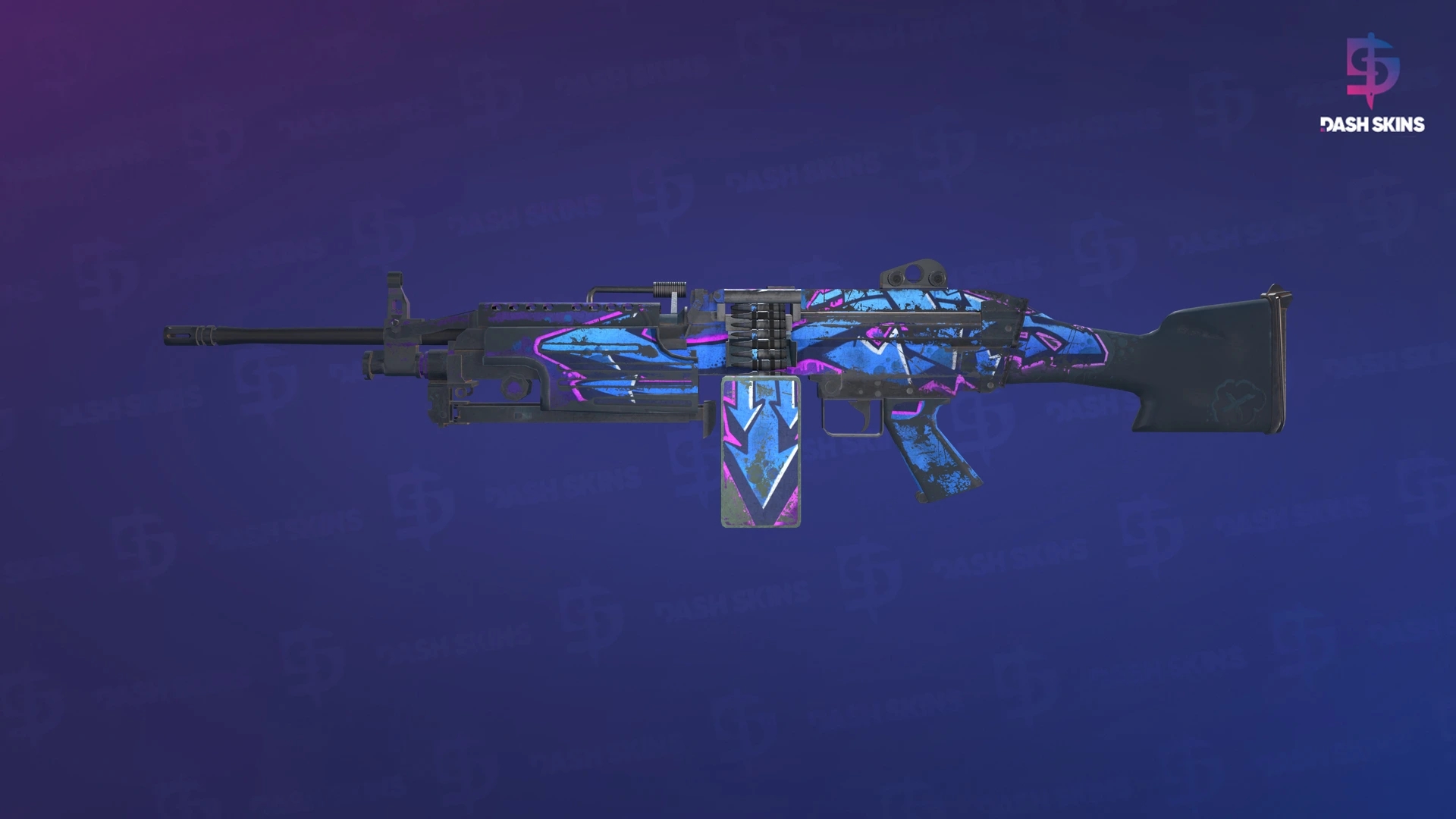 M249 | Downtown (Battle-Scarred) Screenshot Playside