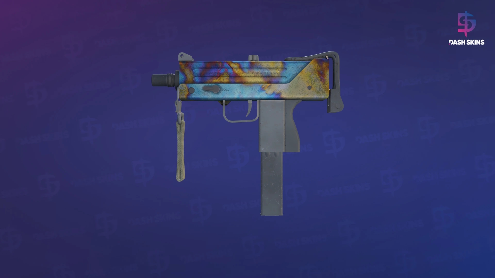MAC-10 | Case Hardened (Well-Worn) Screenshot Playside