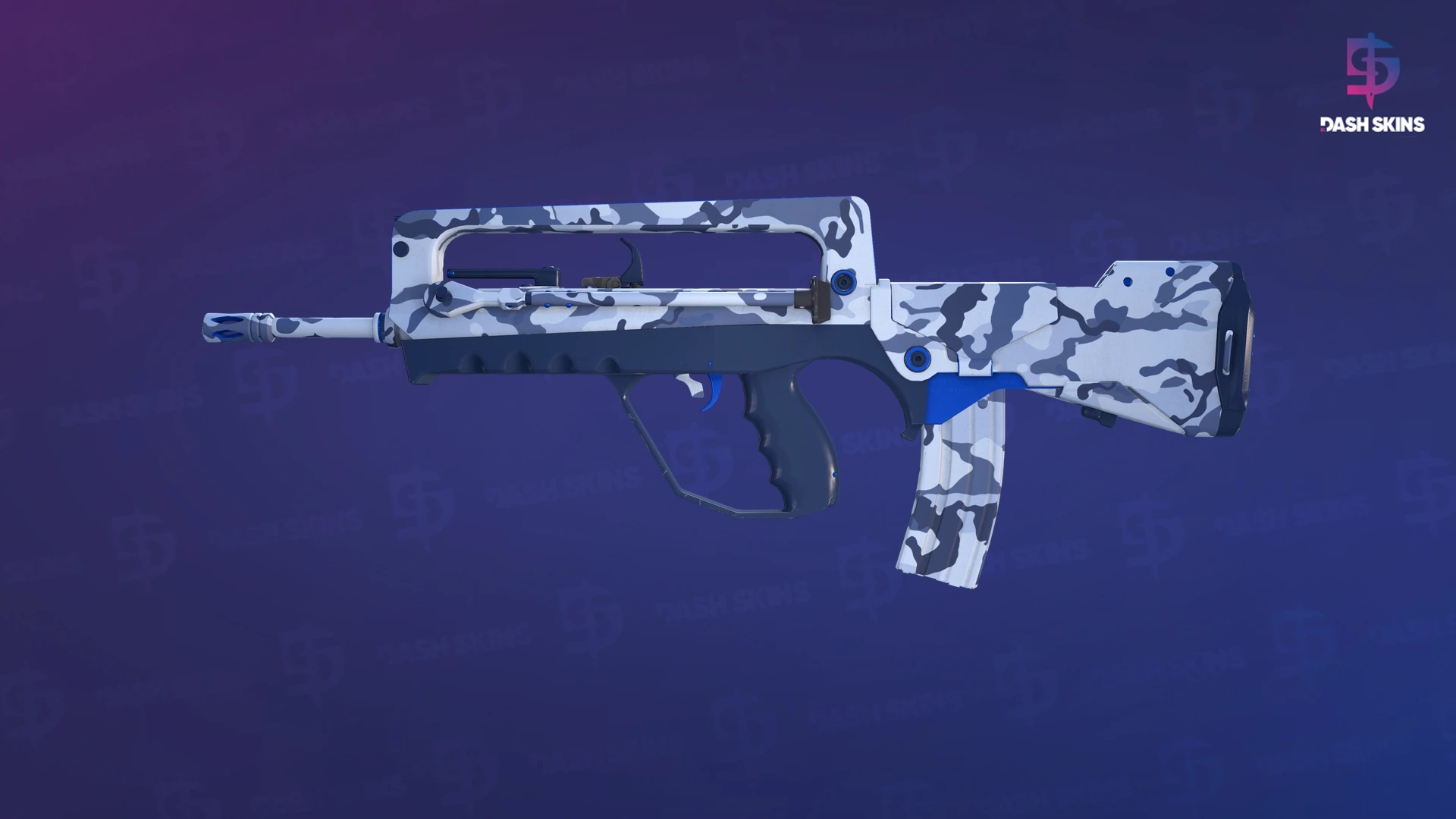 FAMAS | Yeti Camo (Factory New) Screenshot Playside