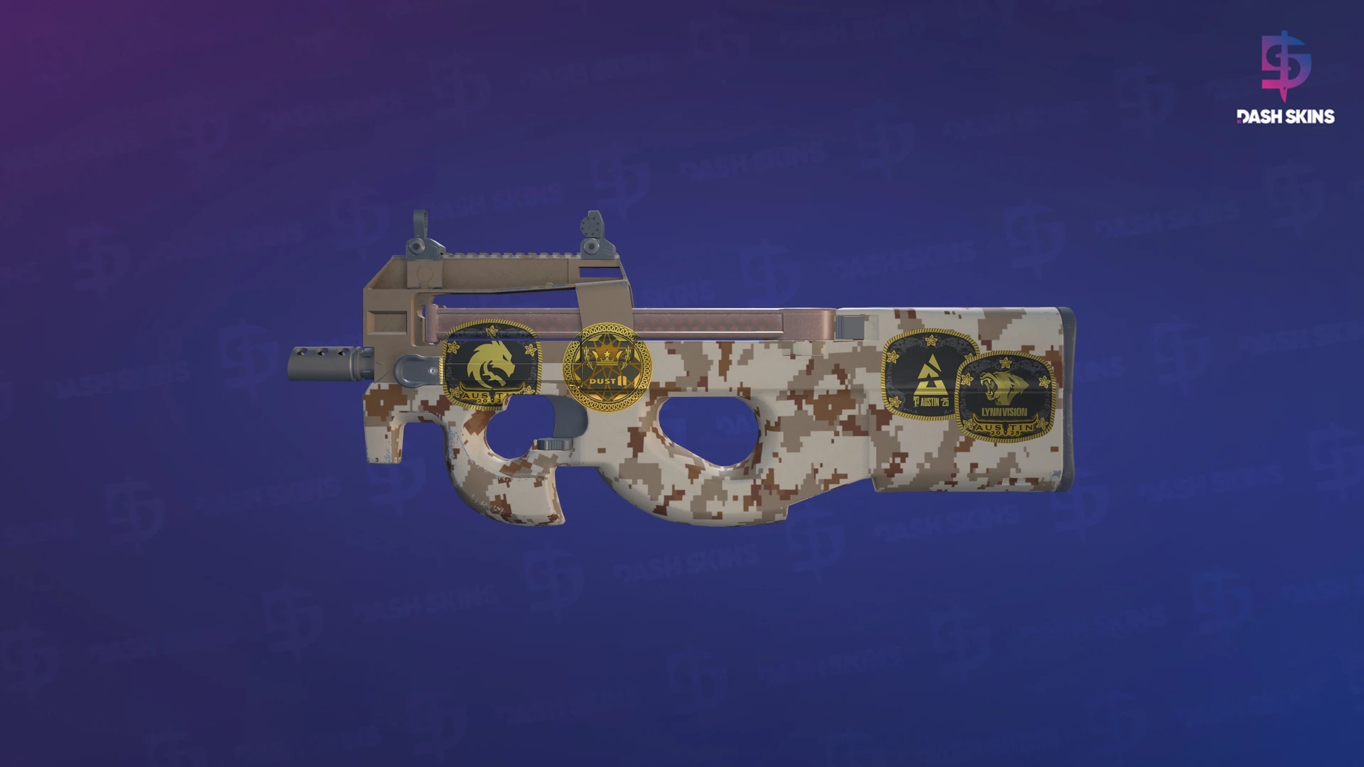 Souvenir P90 | Desert DDPAT (Factory New) Screenshot Playside