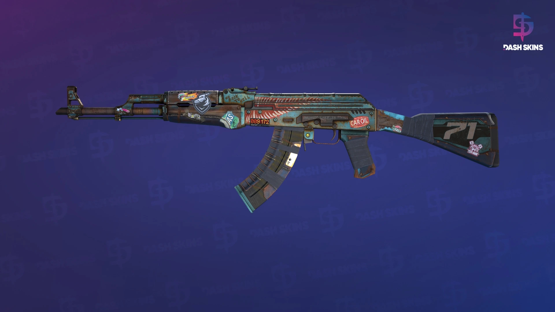 StatTrak™ AK-47 | Rat Rod (Field-Tested) Screenshot Playside