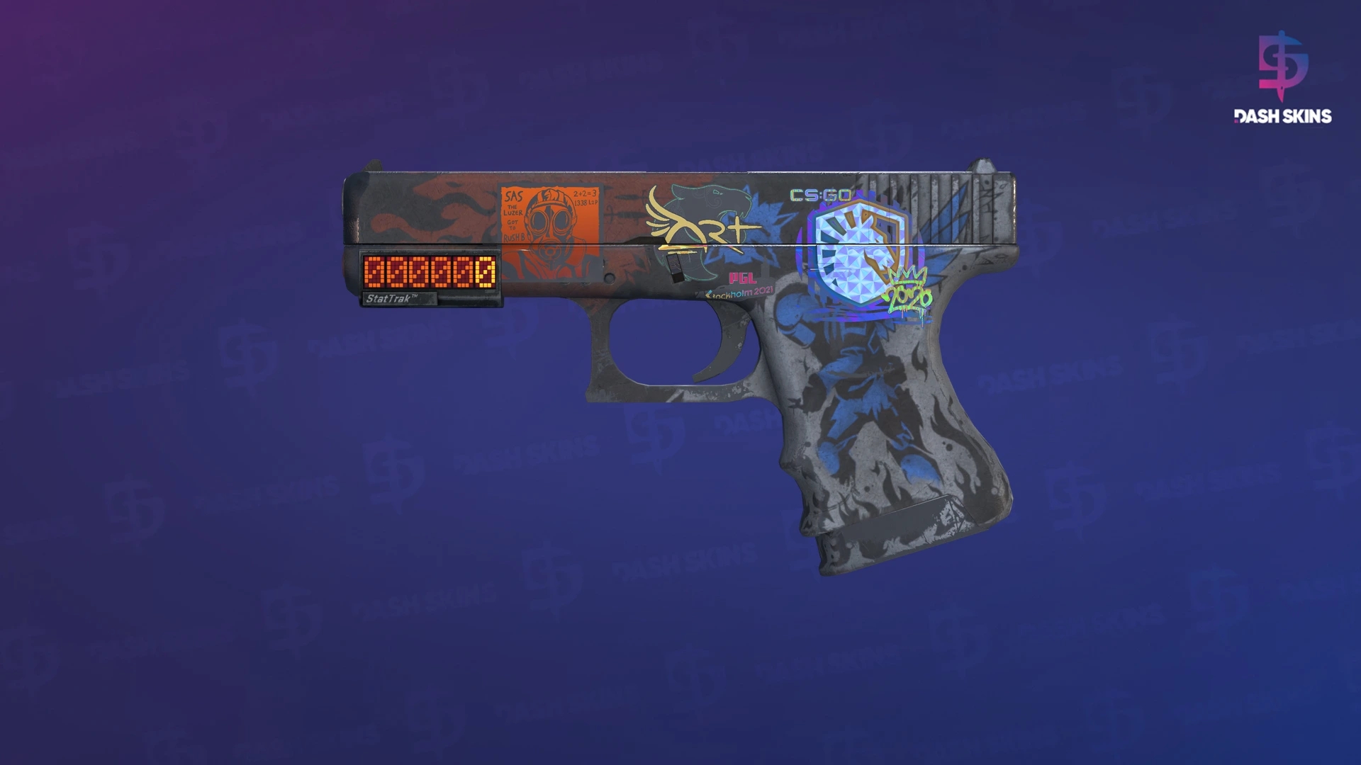 StatTrak™ Glock-18 | Sacrifice (Well-Worn) Screenshot Playside