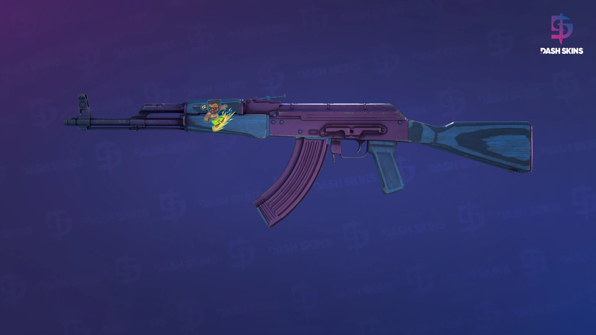 AK-47 | Midnight Laminate (Field-Tested) Screenshot Playside