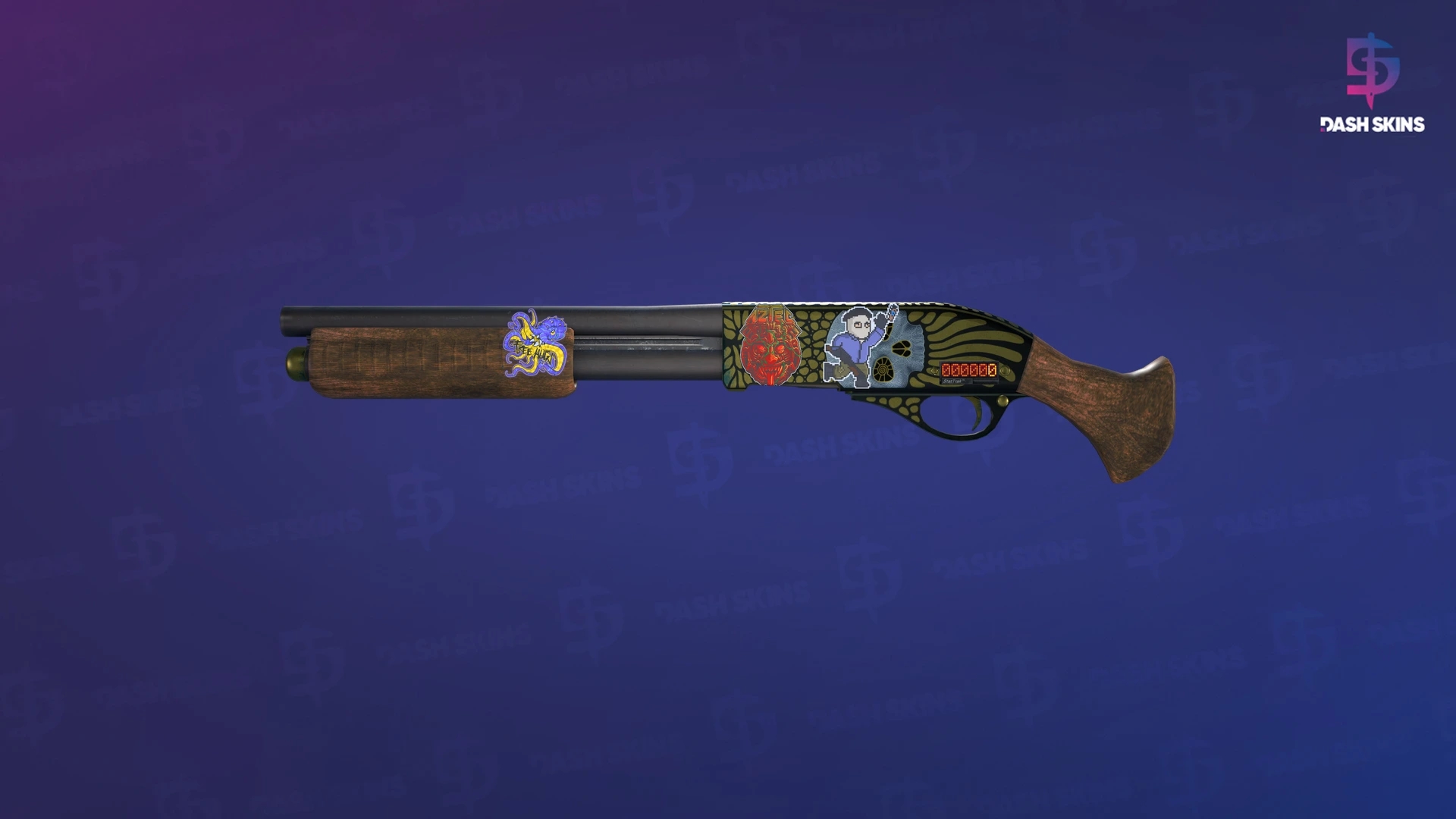 StatTrak™ Sawed-Off | Yorick (Well-Worn) Screenshot Playside