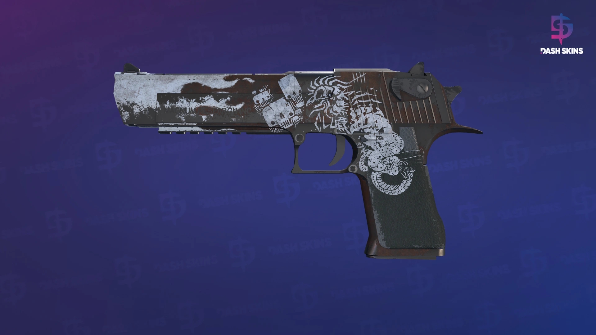 Desert Eagle | Oxide Blaze (Well-Worn) Screenshot Playside